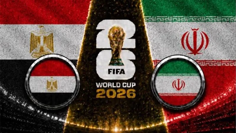 مباراة مصر وإيران بالمونديال