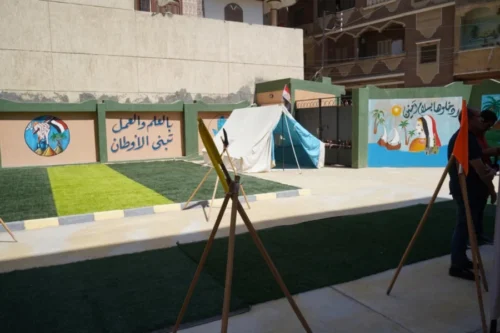 محافظ الغربية يفتتح مدرسة
