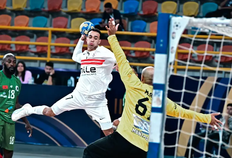 مباراة الزمالك في كاس العالم لكرة اليد