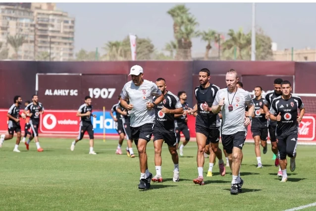 تدريبات لاعبي الاهلي